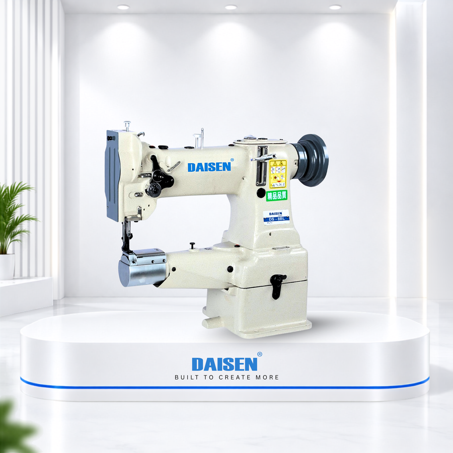 CYLINDER BED COMPOUND FEED LARGE HOOK LOCKSTITCH SEWING MACHINE FOR HEAVY MATERIALS